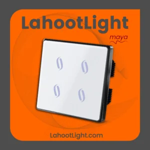 کلید لمسی چهار پل هوشمند فلونا سفید گراویتی