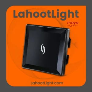 کلید لمسی صلیبی هوشمند آریس مشکی گراویتی