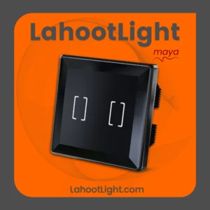 کلید لمسی دایرکت کانتکت دو پل آریس مشکی کلاسیک