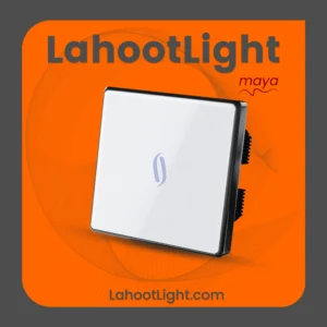 کلید لمسی تک پل هوشمند فلونا سفید گراویتی