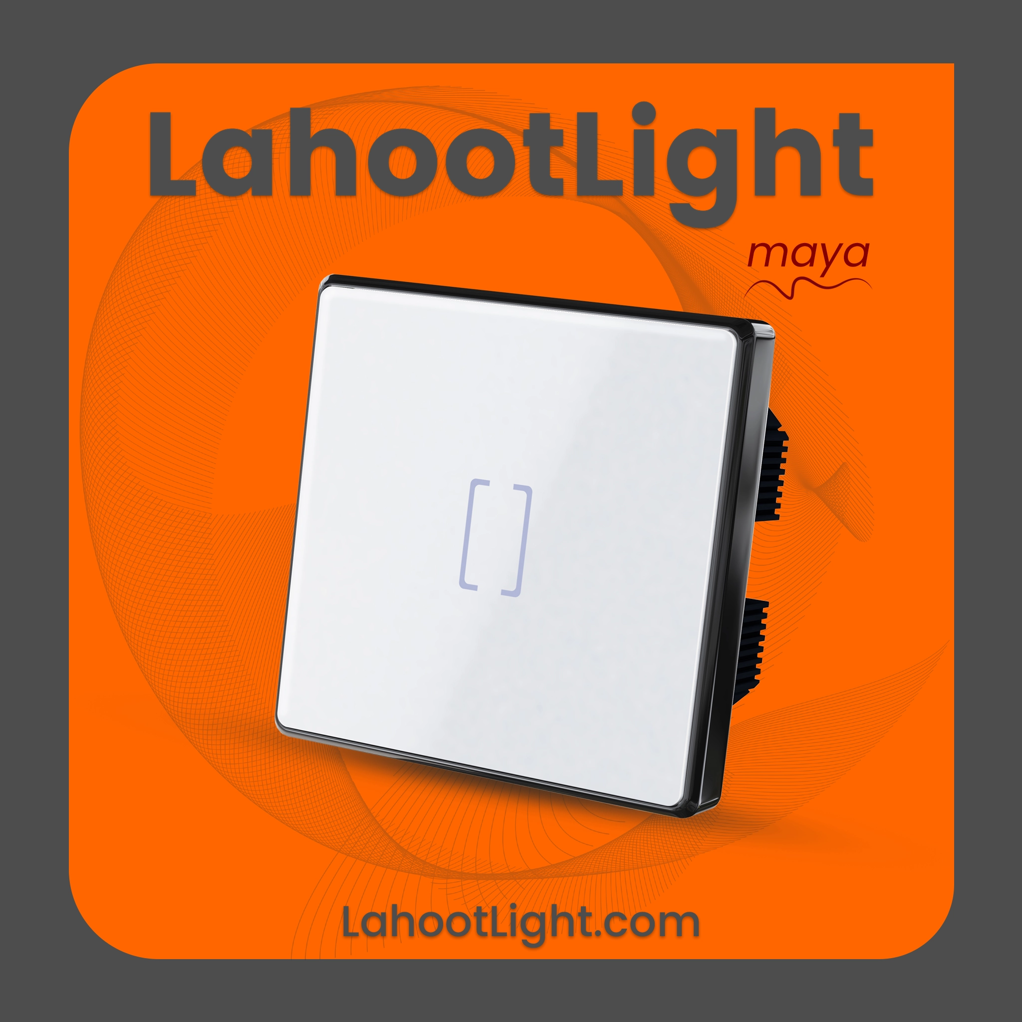 کلید لمسی تک پل هوشمند فلونا سفید کلاسیک