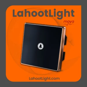 کلید لمسی زنگ فلونا مشکی