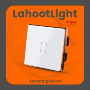 کلید لمسی تک پل هوشمند فلونا سفید کلاسیک