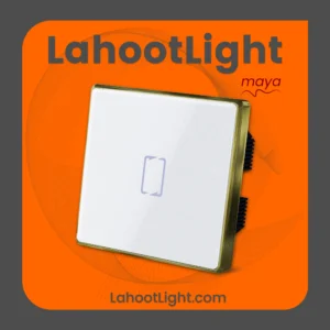 کلید لمسی صلیبی فلونا سفید کلاسیک