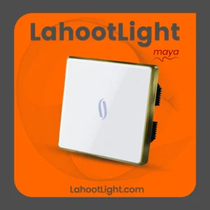 کلید لمسی تک پل هوشمند فلونا سفید گراویتی