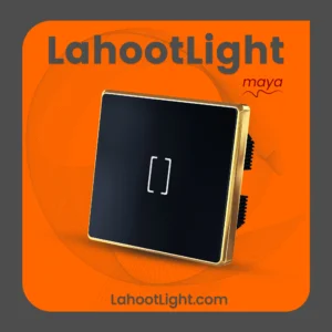 کلید لمسی فلونا مشکی کلاسیک