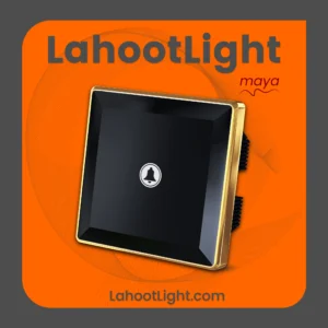 کلید لمسی زنگ آریس مشکی