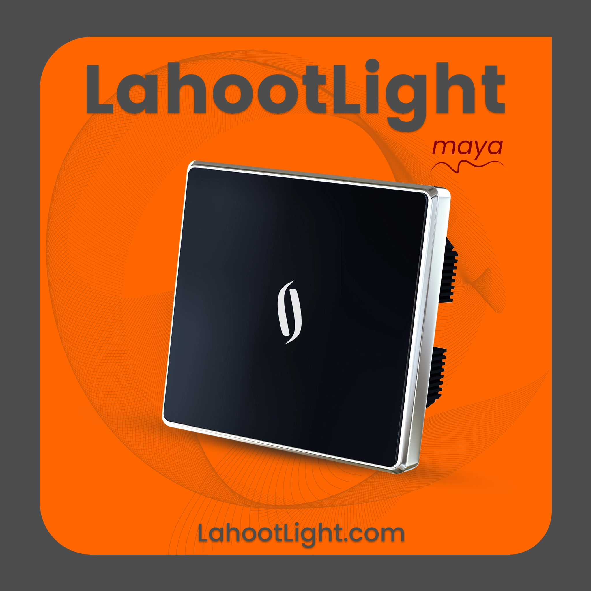 کلید لمسی فلونا مشکی گراویتی