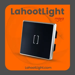 کلید لمسی دایرکت کانتکت تک پل فلونا مشکی کلاسیک